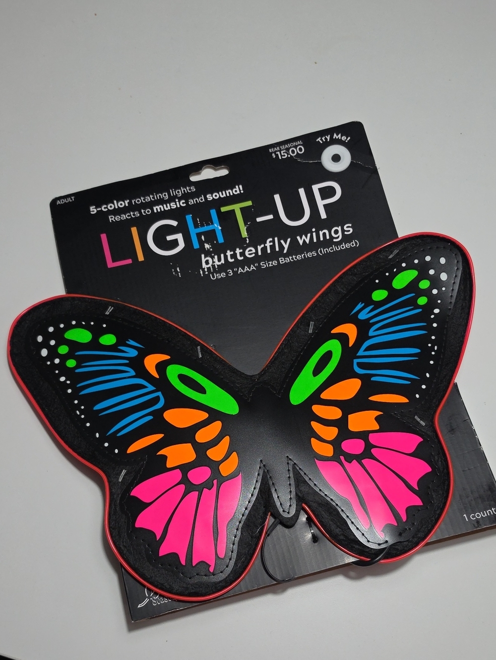 Light-Up Butterfly Wings Halloween Item